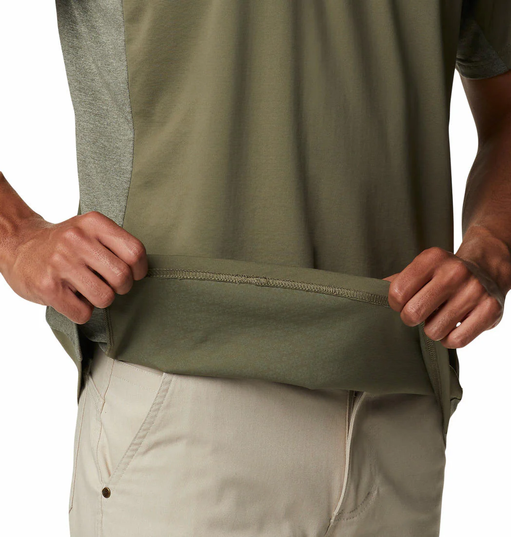Columbia Men Green Zero Ice Cirro-Cool Polo (Sun Protection) - Image 5