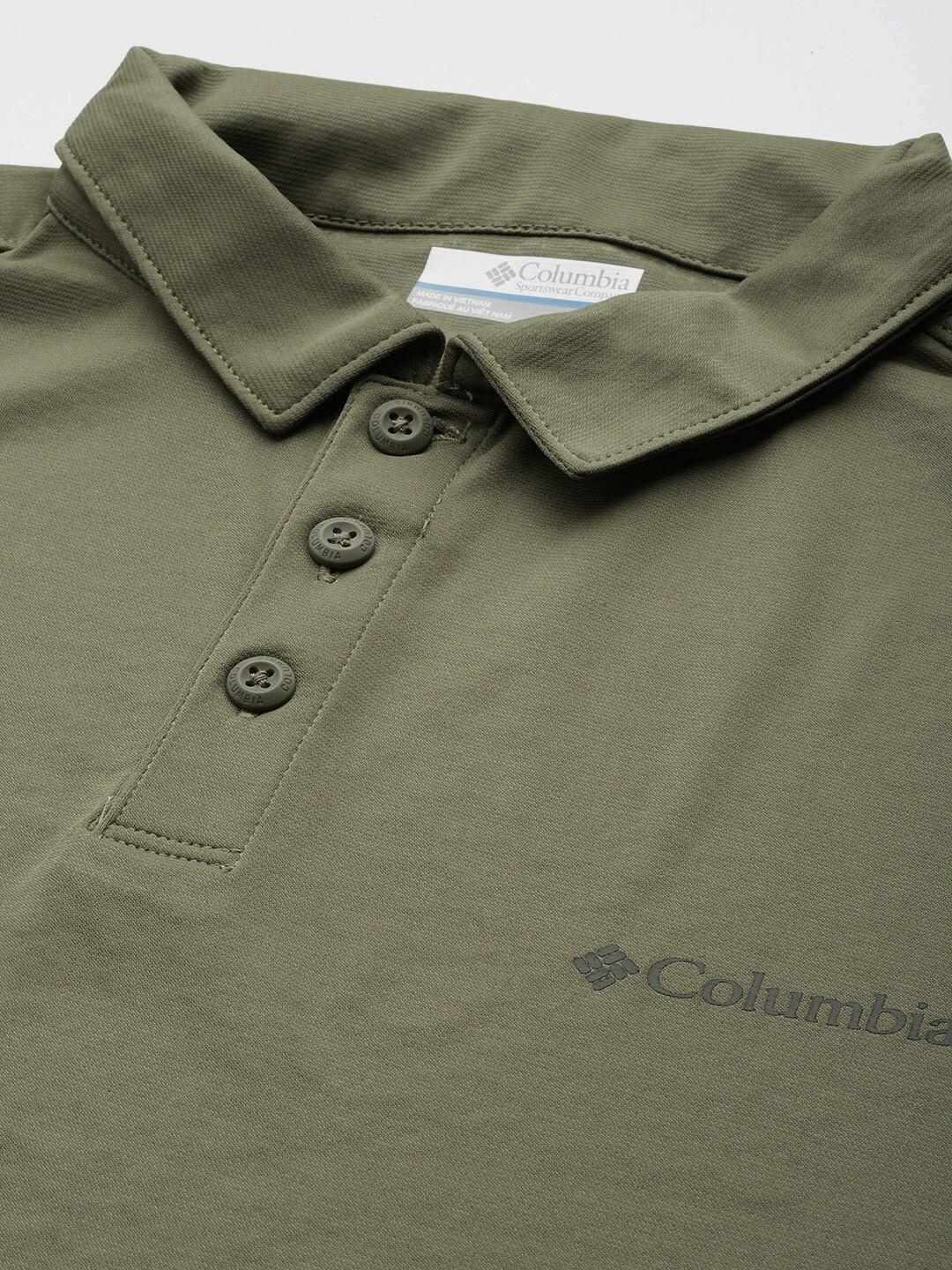 Columbia Men Green Zero Ice Cirro-Cool Polo (Sun Protection) - Image 7