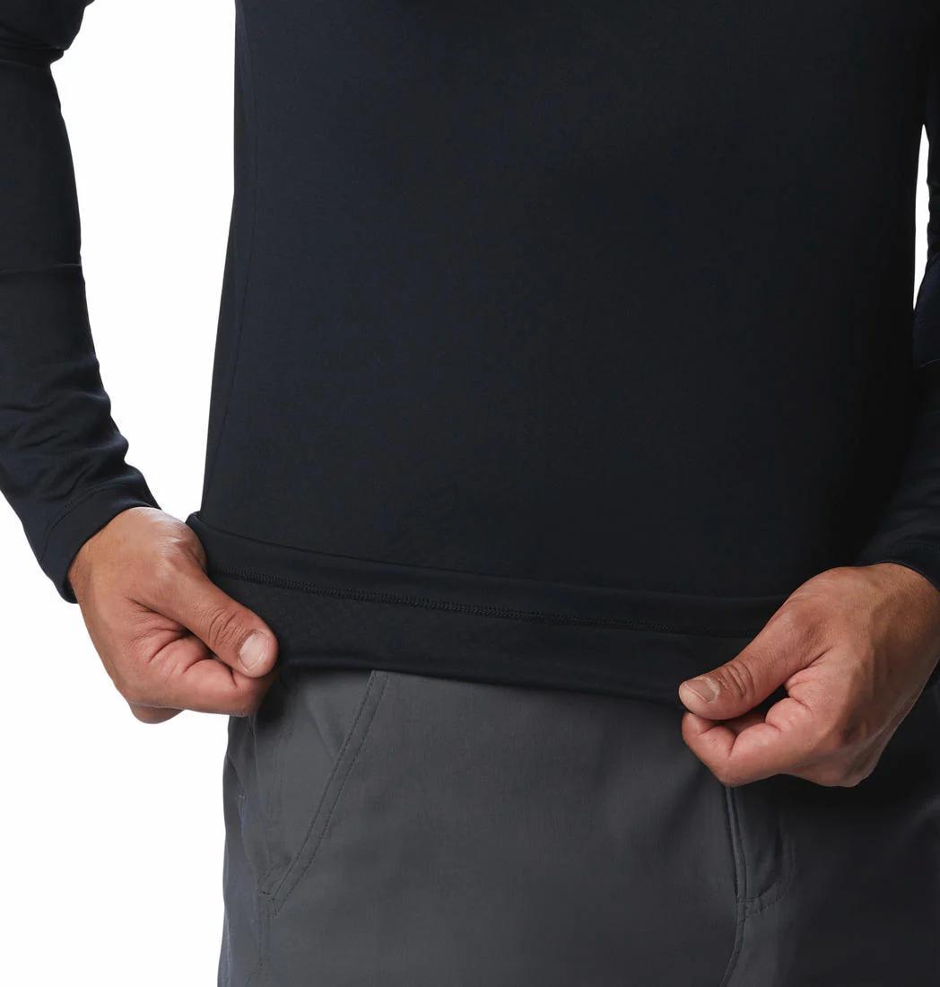 Columbia Men Black Zero Rules Long Sleeve Shirt (Sun Protection) - Image 4