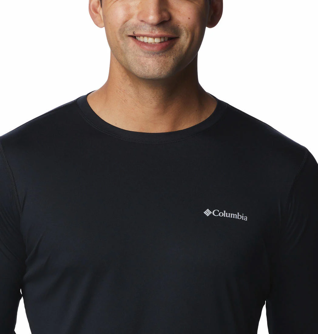 Columbia Men Black Zero Rules Long Sleeve Shirt (Sun Protection) - Image 5