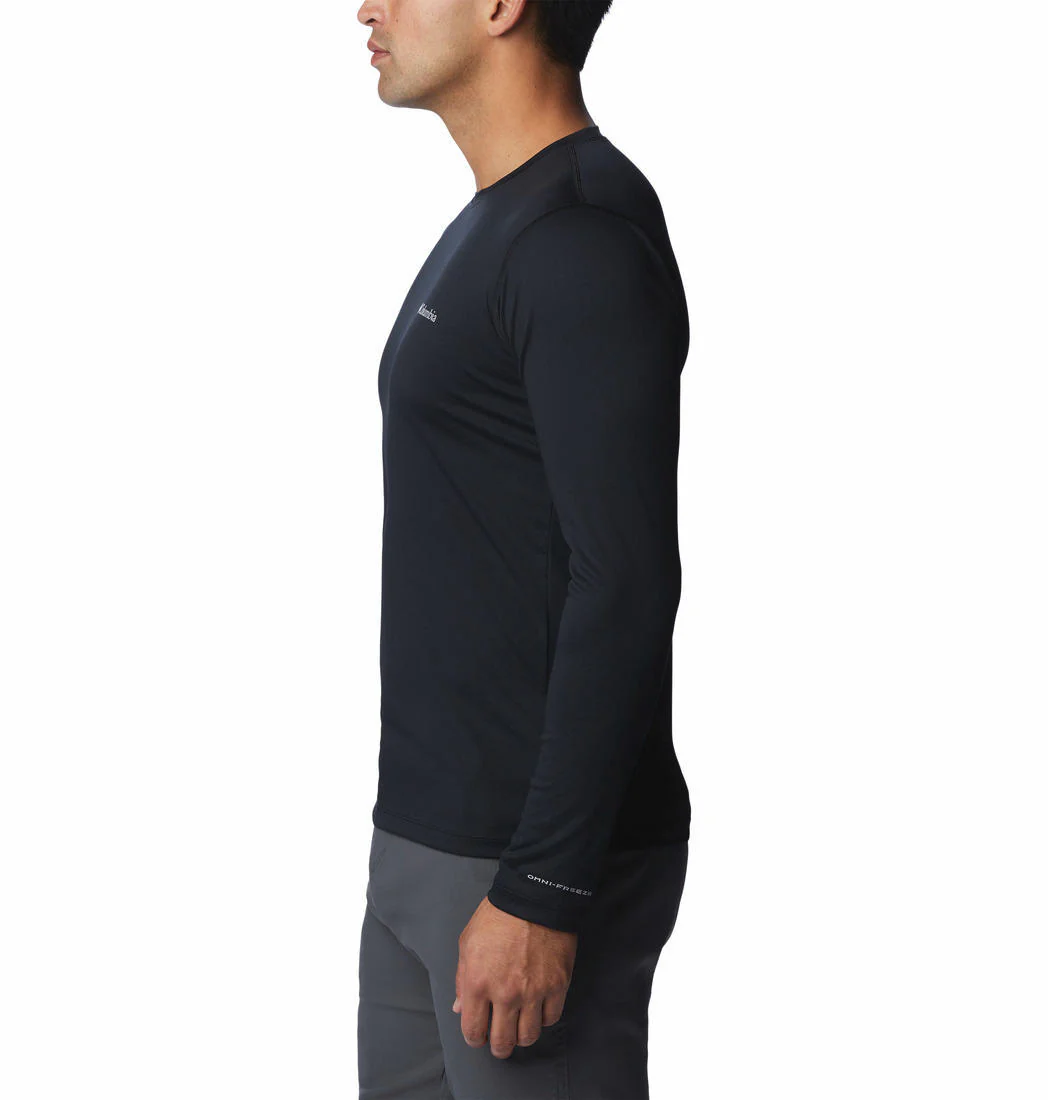 Columbia Men Black Zero Rules Long Sleeve Shirt (Sun Protection) - Image 6