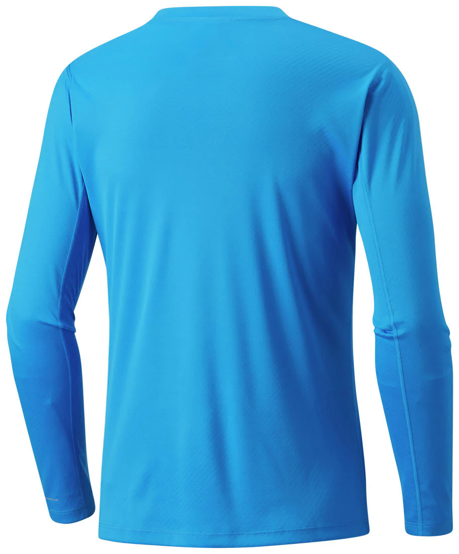 Columbia Men Blue Zero Rules Long Sleeve Shirt (Sun Protection) - Image 2