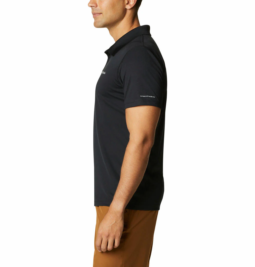 Columbia Men Black Zero Rules Polo Shirt (Sun Protection) - Image 4
