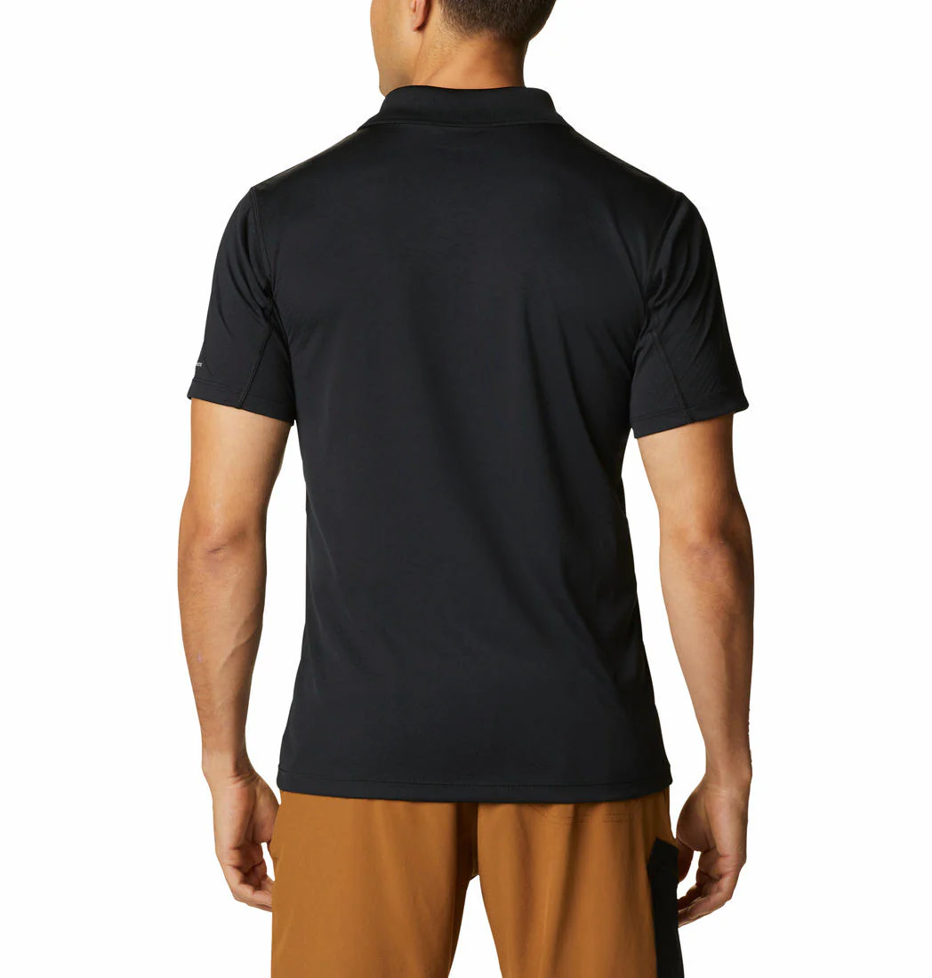 Columbia Men Black Zero Rules Polo Shirt (Sun Protection) - Image 5