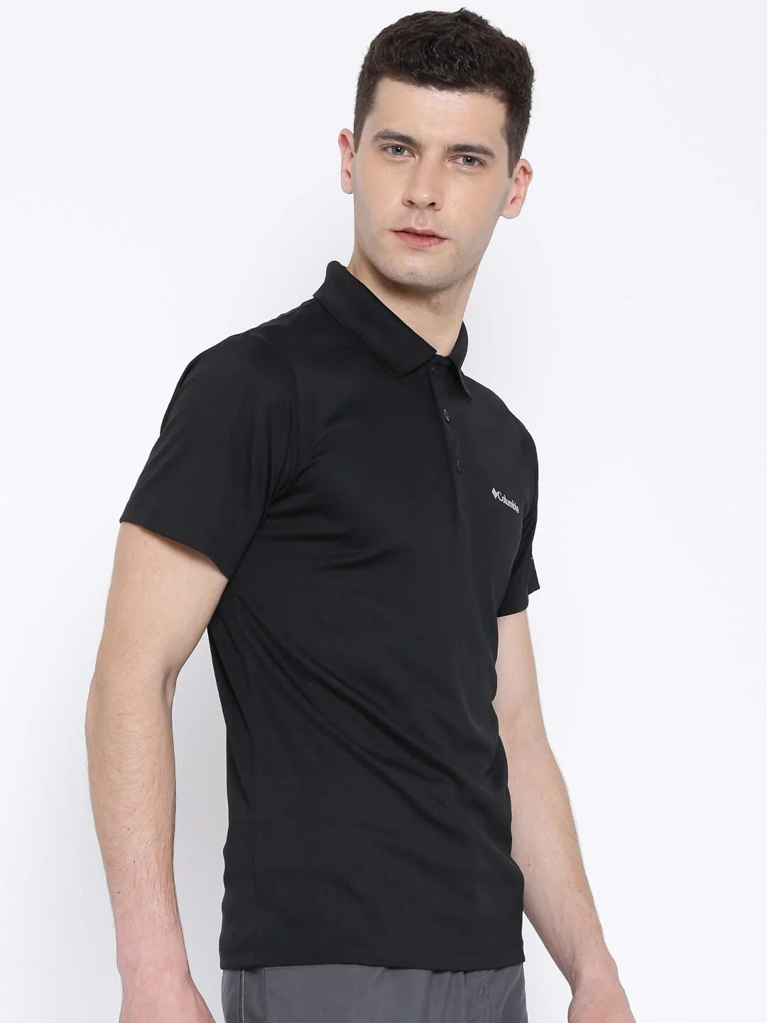 Columbia Men Black Zero Rules Polo Shirt (Sun Protection) - Image 7