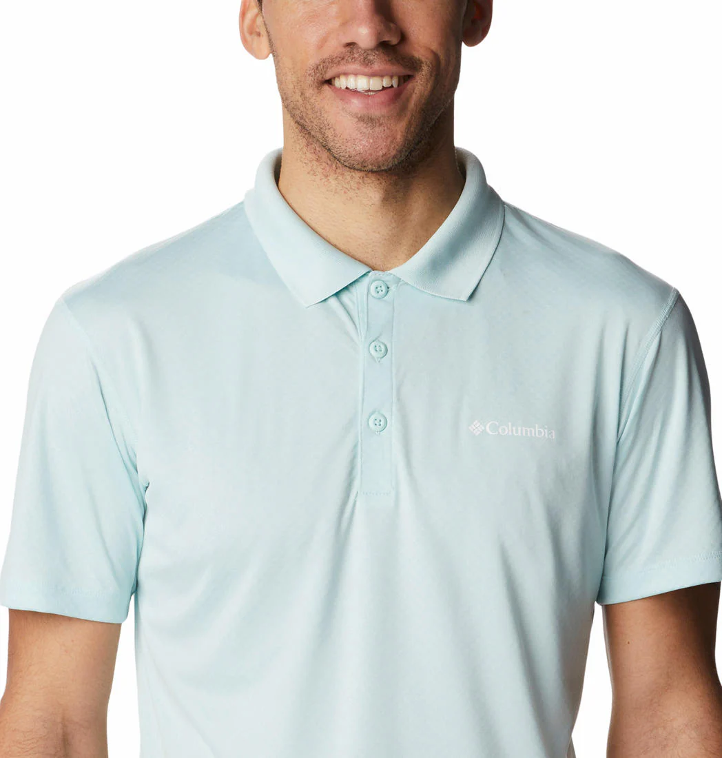 Columbia Men Green Zero Rules Polo Shirt (Sun Protection) - Image 2