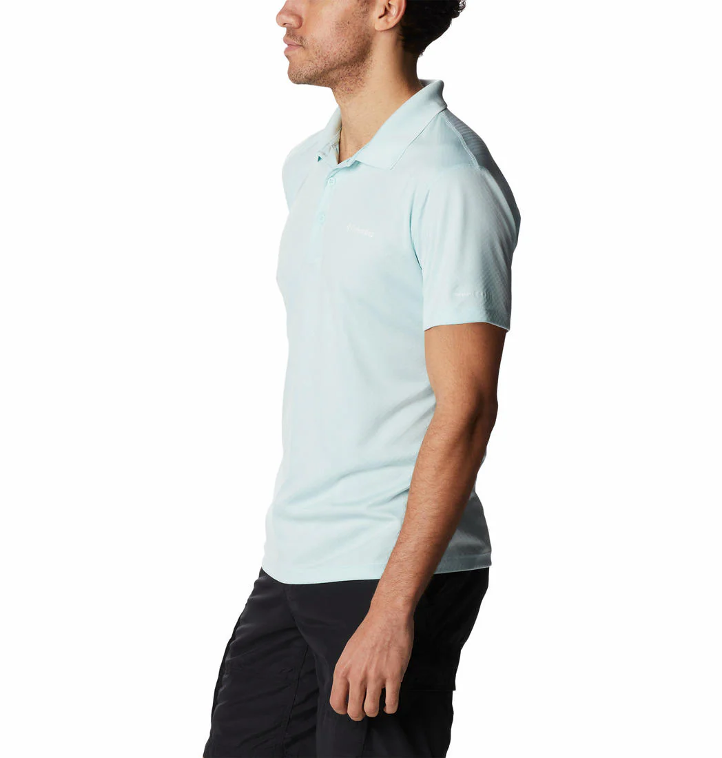 Columbia Men Green Zero Rules Polo Shirt (Sun Protection) - Image 5