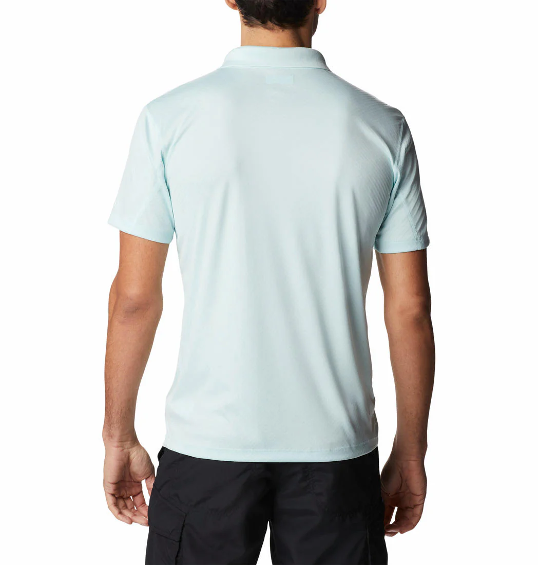 Columbia Men Green Zero Rules Polo Shirt (Sun Protection) - Image 6