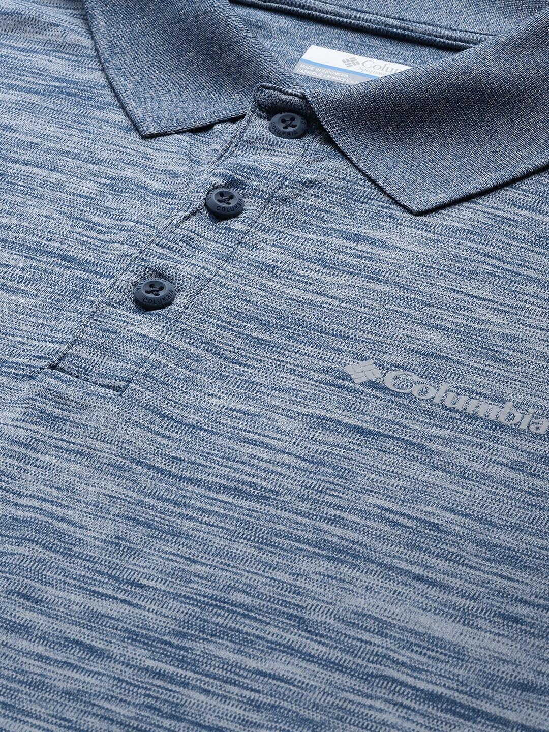 Columbia Men Blue Zero Rules Polo Shirt (Sun Protection) - Image 7
