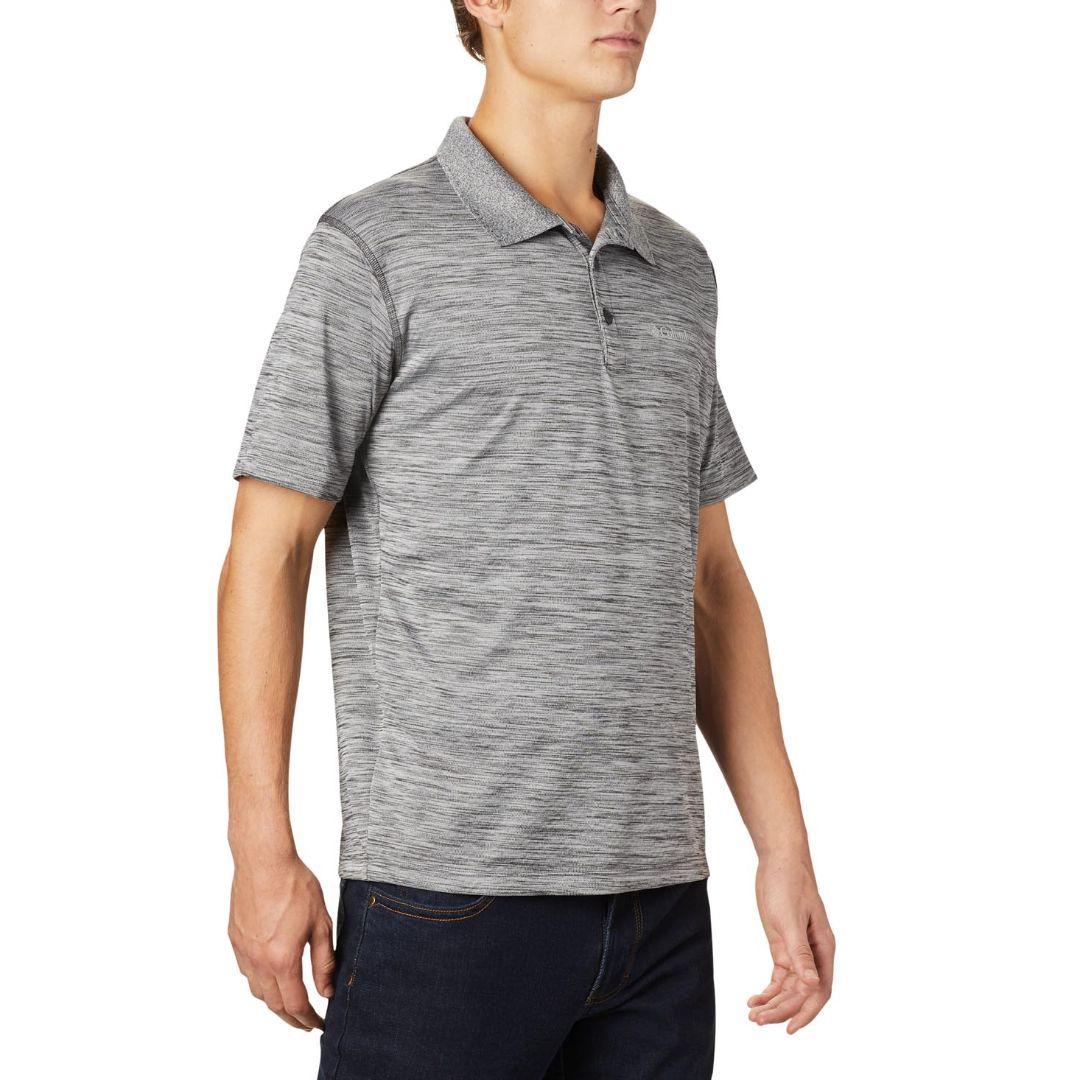Columbia Men Black Zero Rules Polo Shirt (Sun Protection) - Image 2