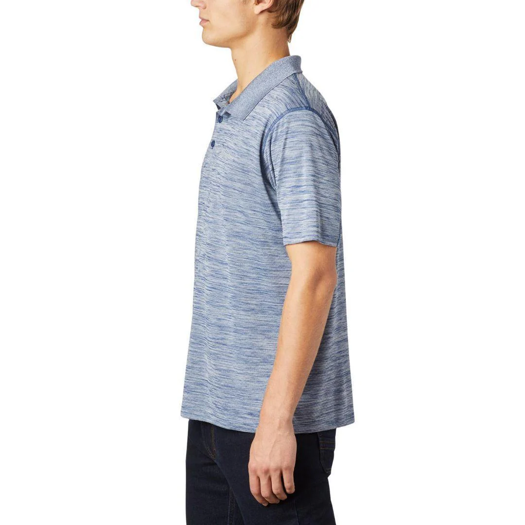 Columbia Men Blue Zero Rules Polo Shirt (Sun Protection) - Image 5
