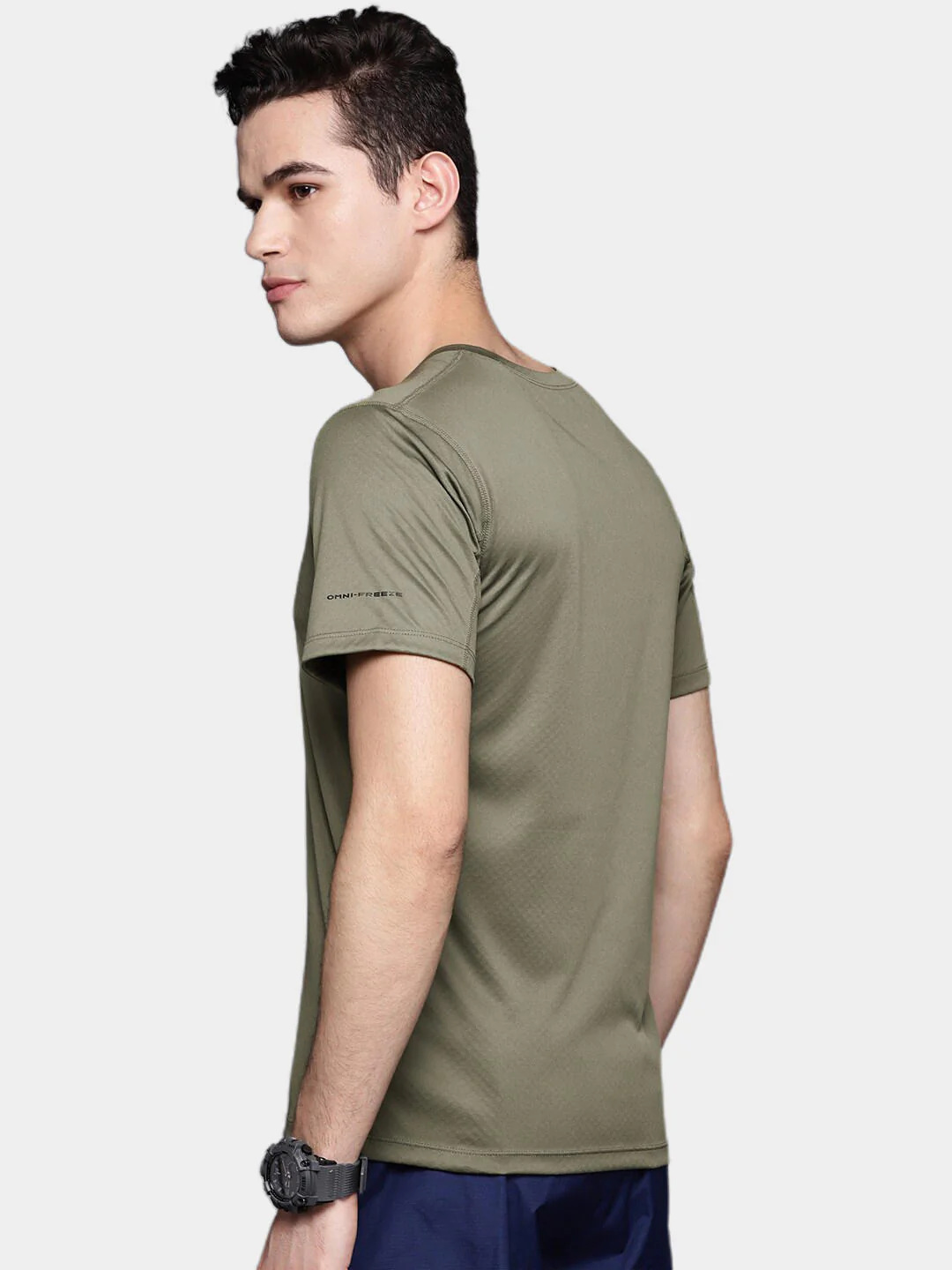 Columbia Men Green Zero Rules Short Sleeve Graphic Shirt (Sun Protection) - Image 10