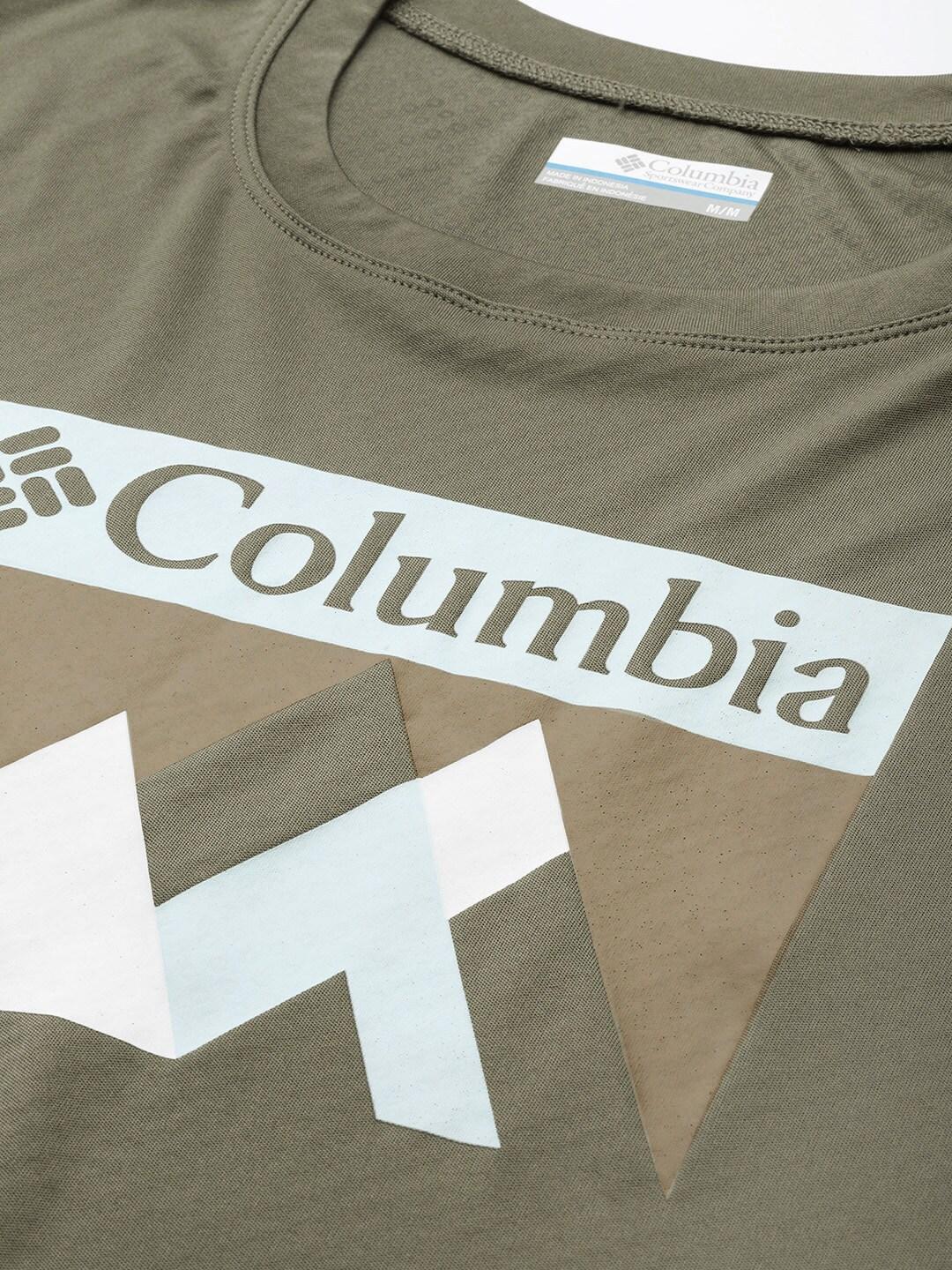 Columbia Men Green Zero Rules Short Sleeve Graphic Shirt (Sun Protection) - Image 7