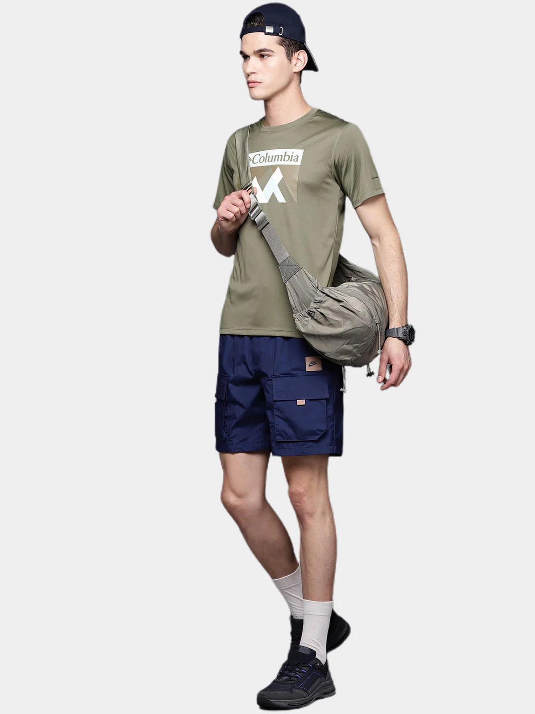 Columbia Men Green Zero Rules Short Sleeve Graphic Shirt (Sun Protection) - Image 8