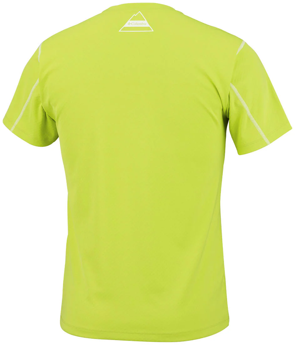 Columbia Men Green Zero Rules Short Sleeve Graphic Shirt (Sun Protection) - Image 2