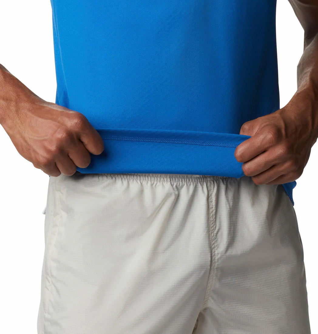 Columbia Men Blue Zero Rules Short Sleeve Graphic Shirt (Sun Protection) - Image 5