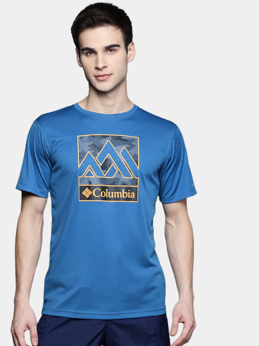 Columbia Men Blue Zero Rules Short Sleeve Graphic Shirt (Sun Protection) - Image 8