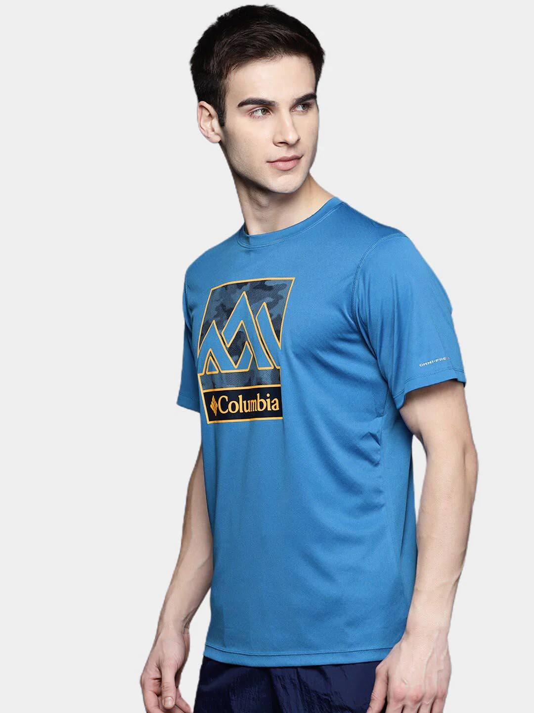 Columbia Men Blue Zero Rules Short Sleeve Graphic Shirt (Sun Protection) - Image 9