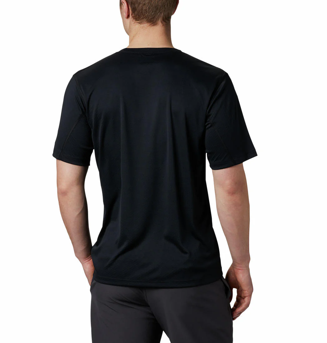 Columbia Men Black Zero Rules Short Sleeve Shirt (Sun Protection) - Image 2