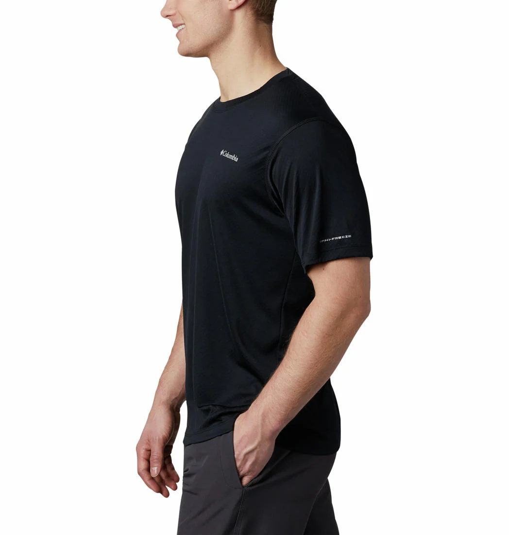 Columbia Men Black Zero Rules Short Sleeve Shirt (Sun Protection) - Image 4
