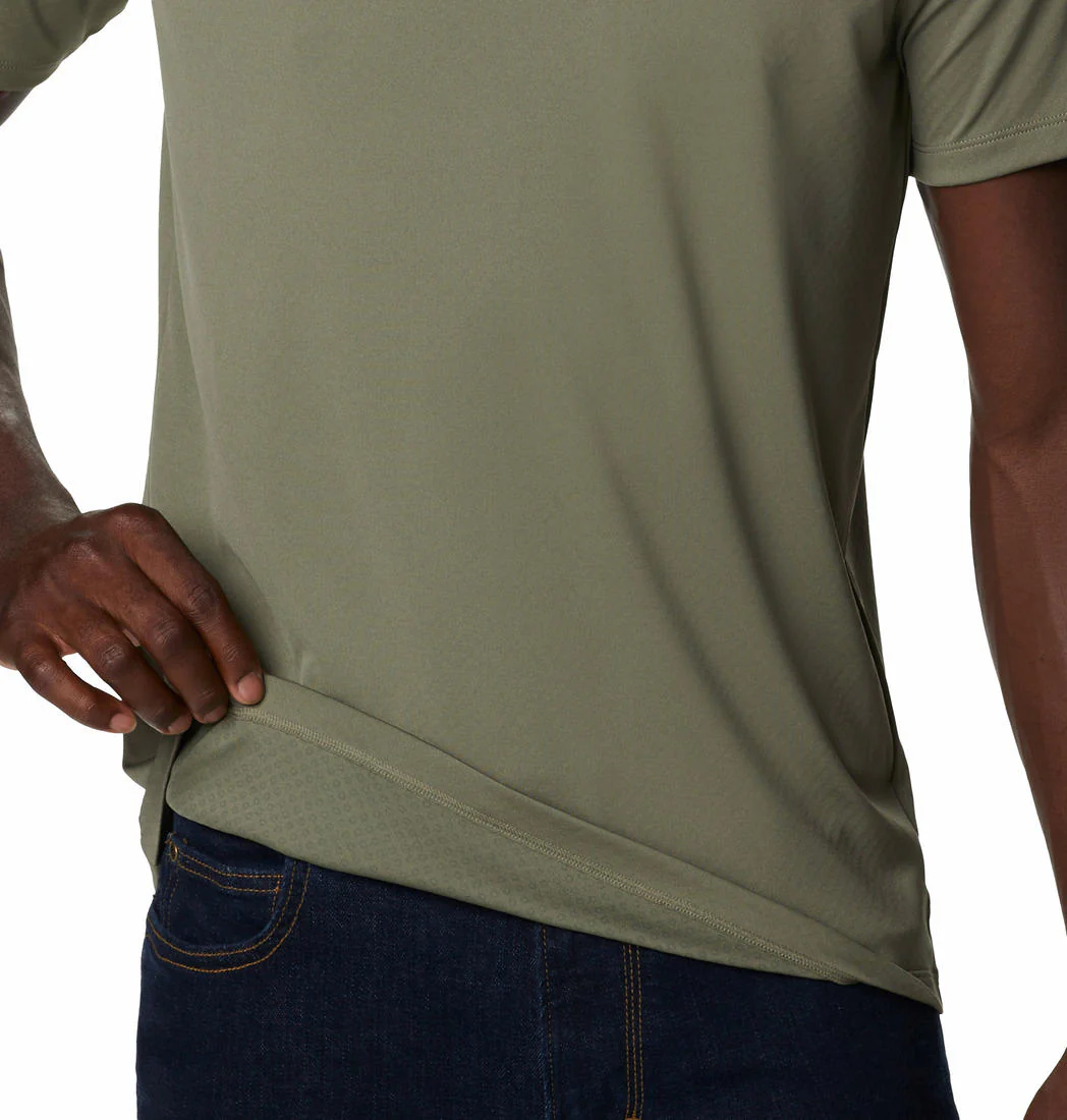 Columbia Men Green Zero Rules Short Sleeve Shirt (Sun Protection) - Image 4