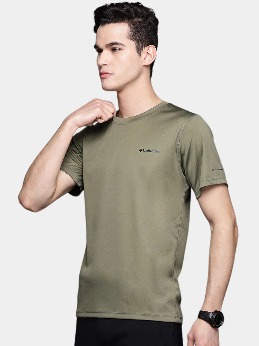 Columbia Men Green Zero Rules Short Sleeve Shirt (Sun Protection) - Image 9