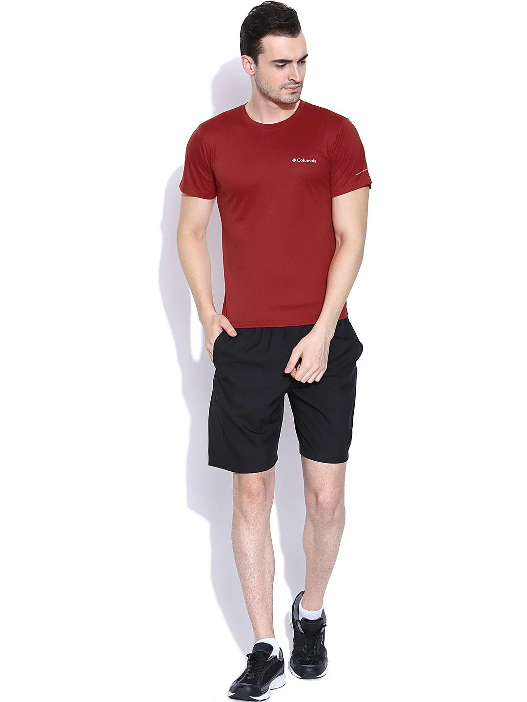 Columbia Men Red Zero Rules Short Sleeve Shirt (Sun Protection) - Image 5
