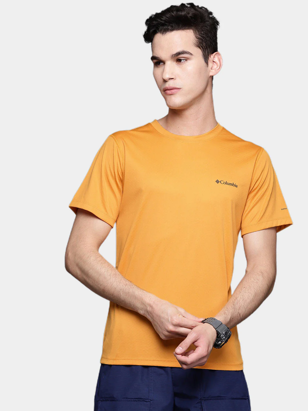 Columbia Men Yellow Zero Rules Short Sleeve Shirt (Sun Protection) - Image 8