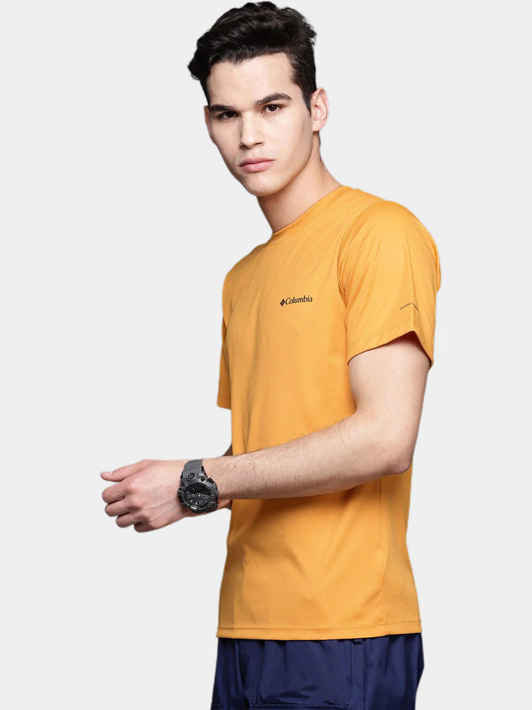 Columbia Men Yellow Zero Rules Short Sleeve Shirt (Sun Protection) - Image 9