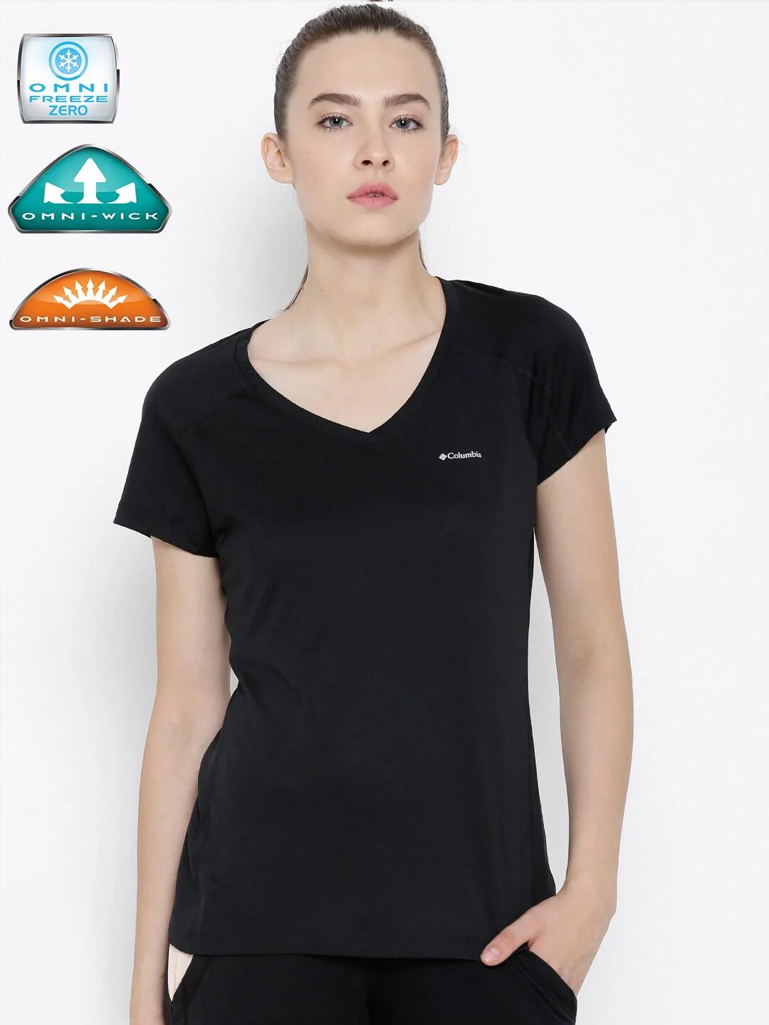 Columbia Women Black Zero Rules Short Sleeve Shirt (Sun Protection) - Image 7