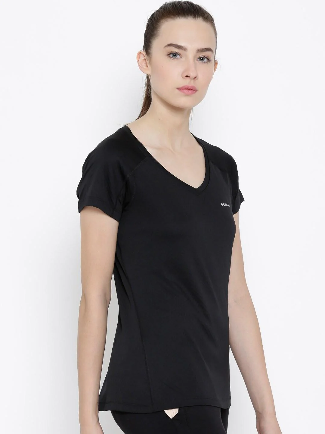 Columbia Women Black Zero Rules Short Sleeve Shirt (Sun Protection) - Image 9