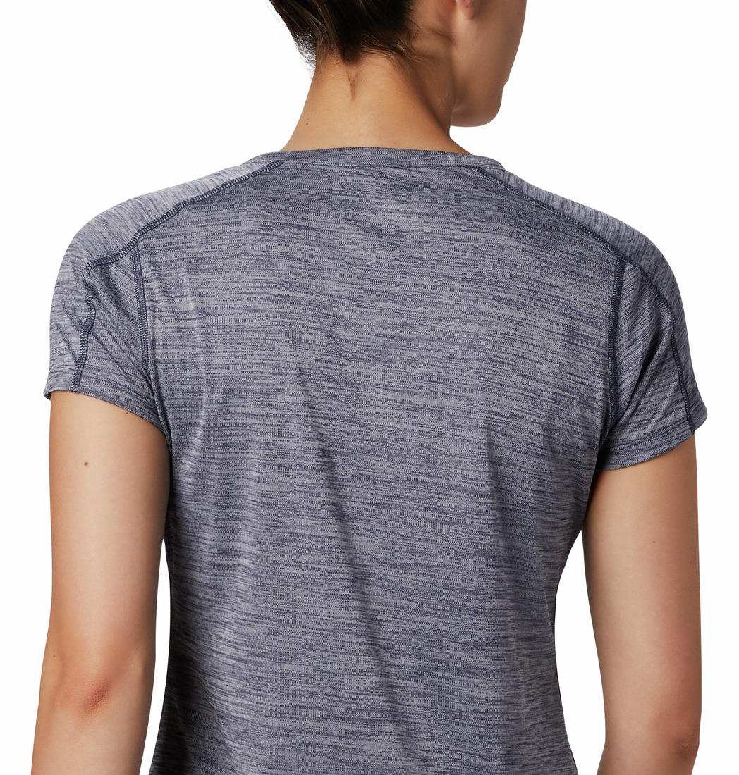 Columbia Women Blue Zero Rules Short Sleeve Shirt (Sun Protection) - Image 5
