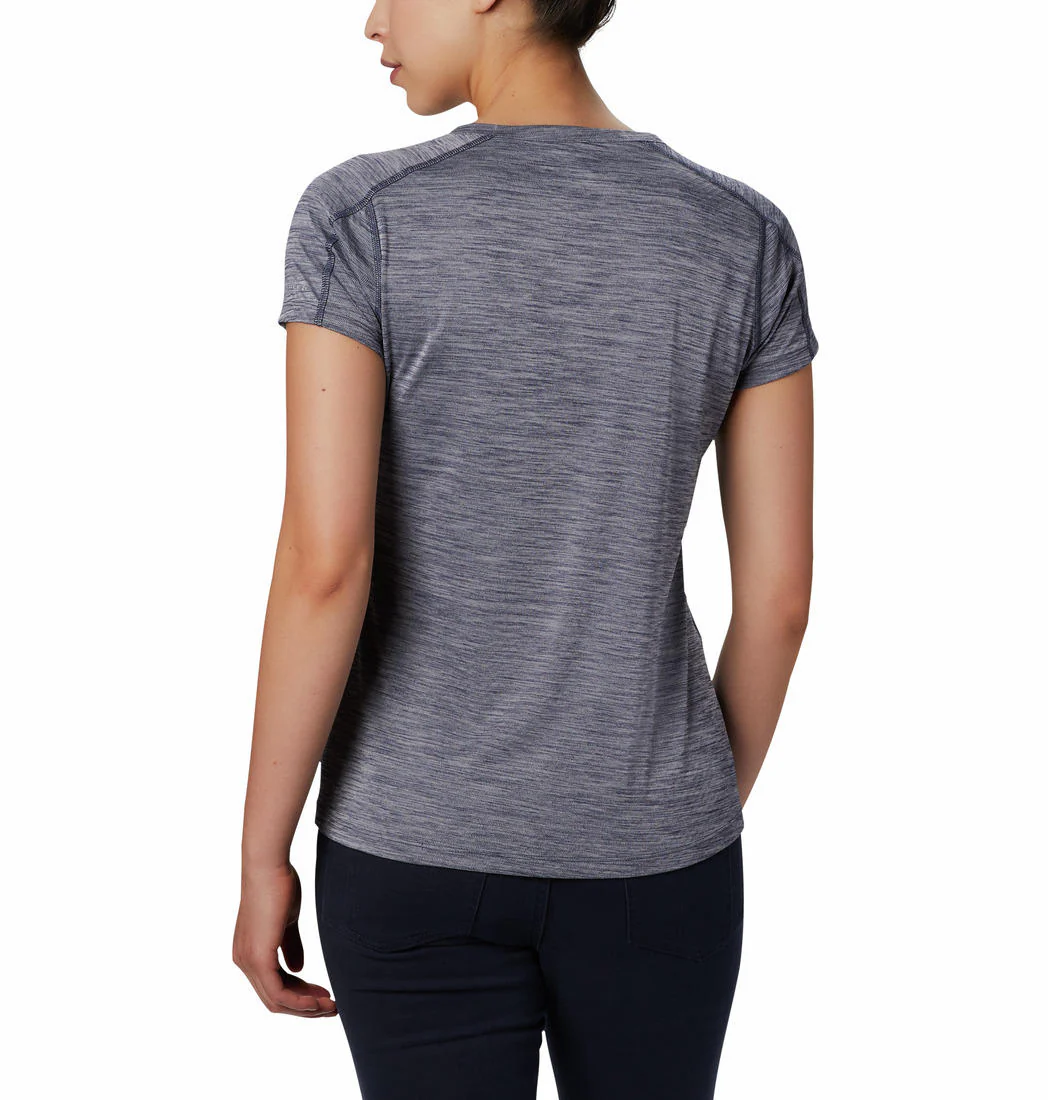 Columbia Women Blue Zero Rules Short Sleeve Shirt (Sun Protection) - Image 6