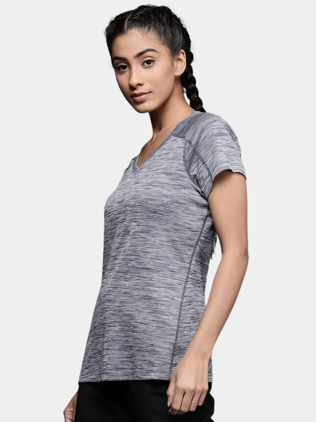 Columbia Women Blue Zero Rules Short Sleeve Shirt (Sun Protection) - Image 9