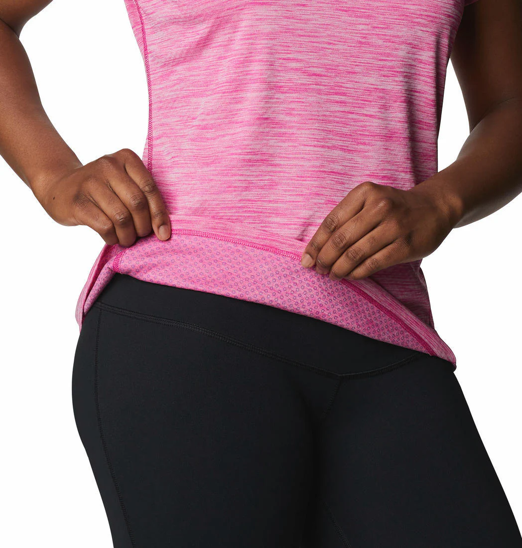 Columbia Women Red Zero Rules Short Sleeve Shirt (Sun Protection) - Image 5