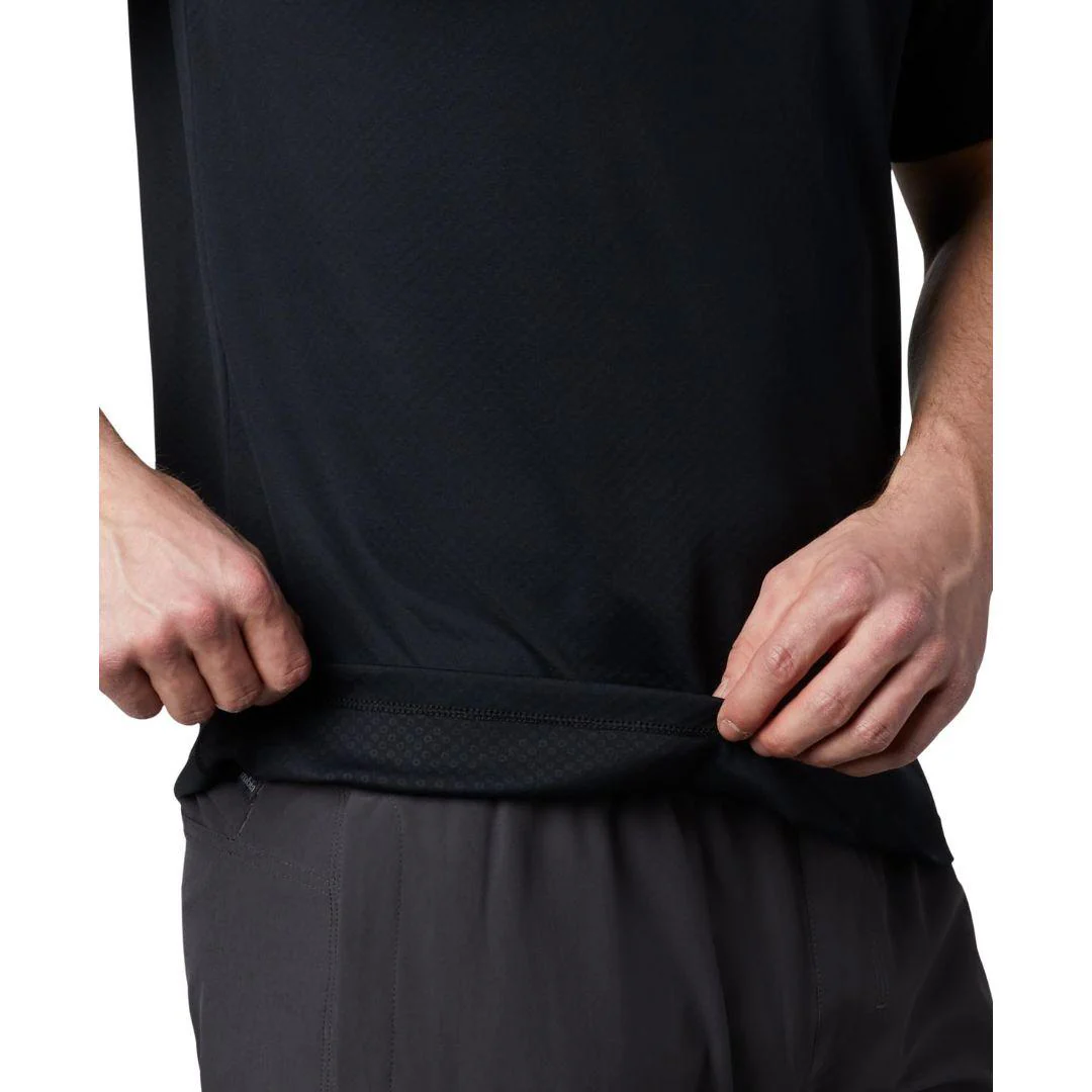Columbia Men Black Zero Rules Short Sleeve Shirt (Sun Protection) - Image 2