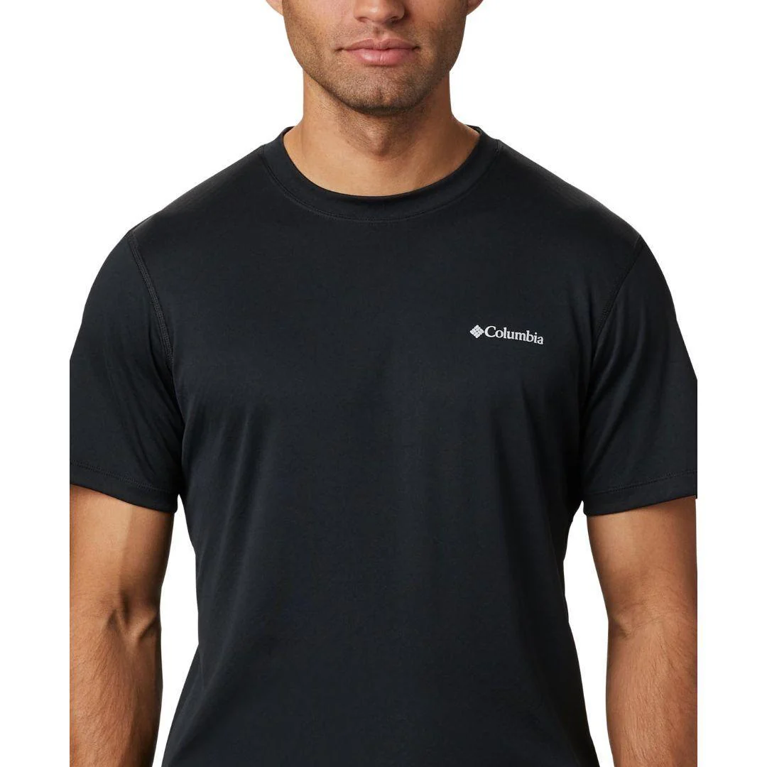 Columbia Men Black Zero Rules Short Sleeve Shirt (Sun Protection) - Image 4