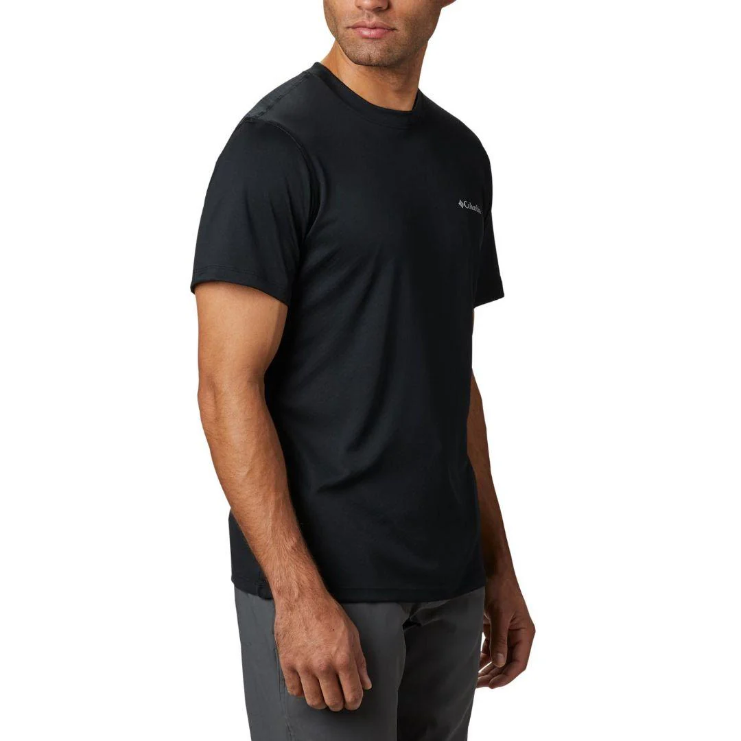 Columbia Men Black Zero Rules Short Sleeve Shirt (Sun Protection) - Image 5