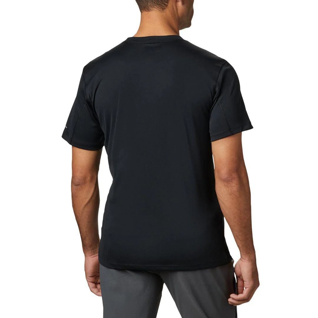 Columbia Men Black Zero Rules Short Sleeve Shirt (Sun Protection) - Image 7