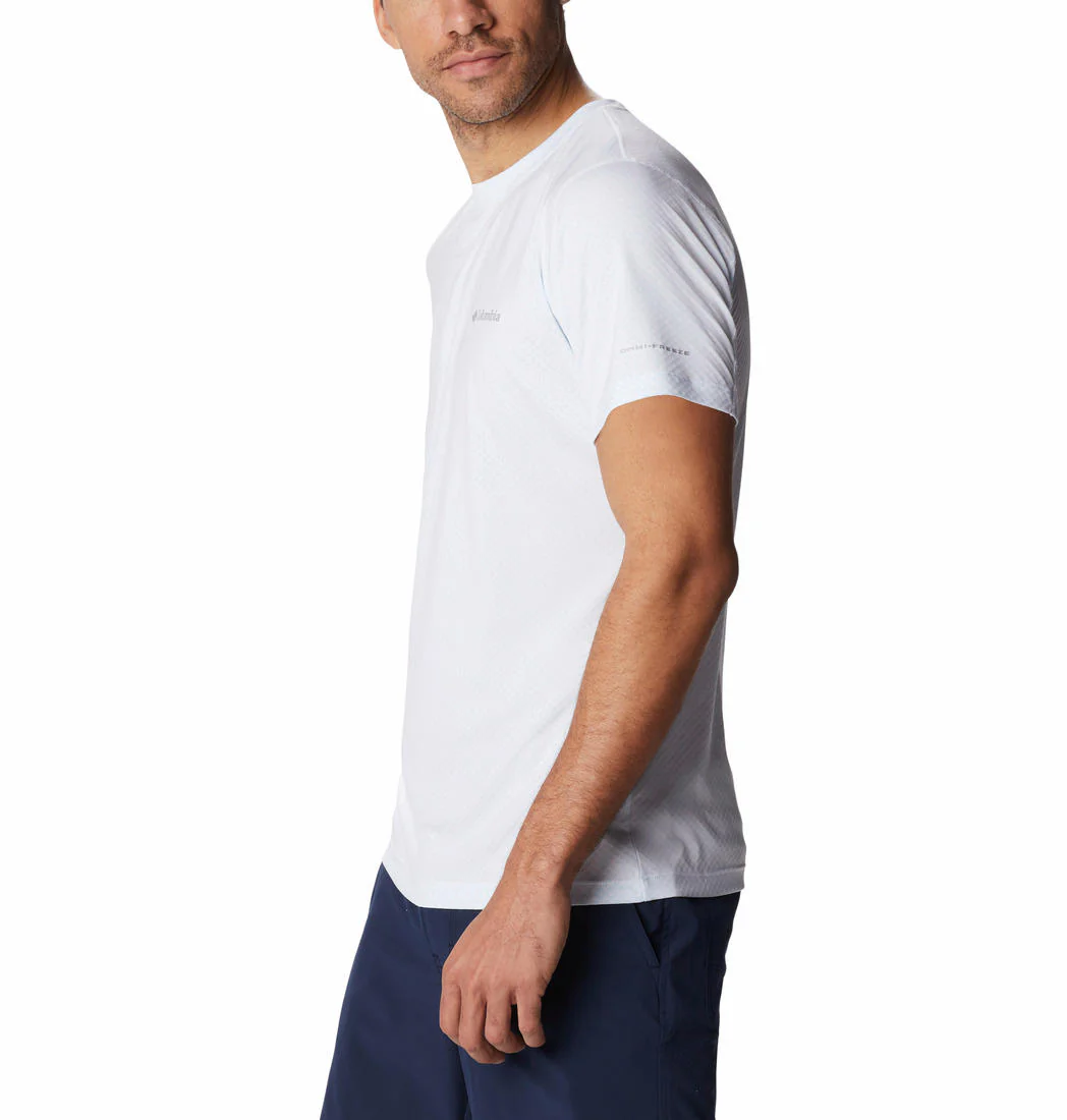 Columbia Men White Zero Rules Short Sleeve Shirt (Sun Protection) - Image 6