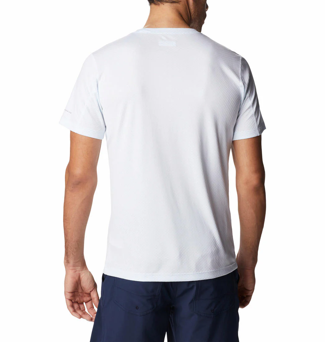 Columbia Men White Zero Rules Short Sleeve Shirt (Sun Protection) - Image 7