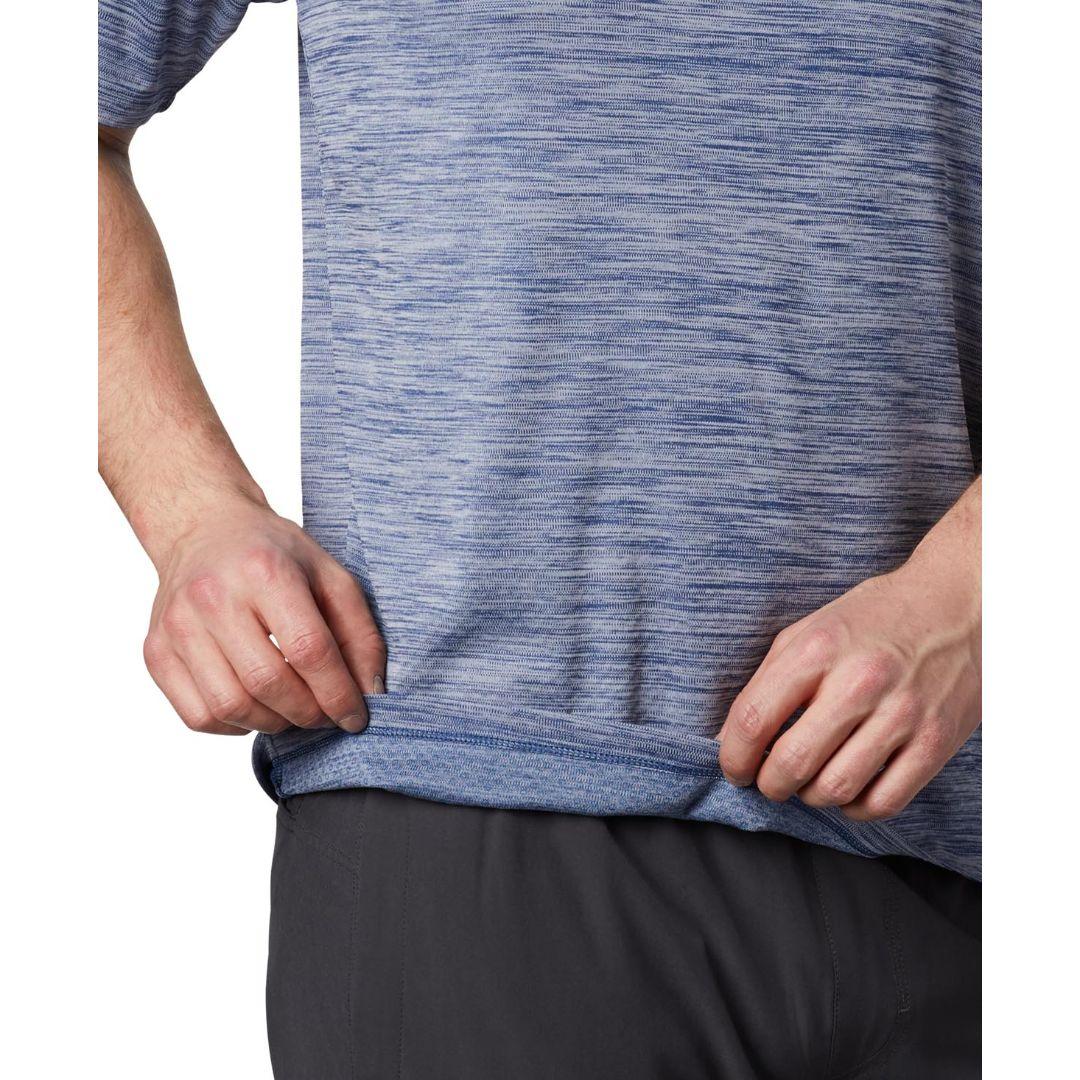 Columbia Men Blue Zero Rules Short Sleeve Shirt (Sun Protection) - Image 2