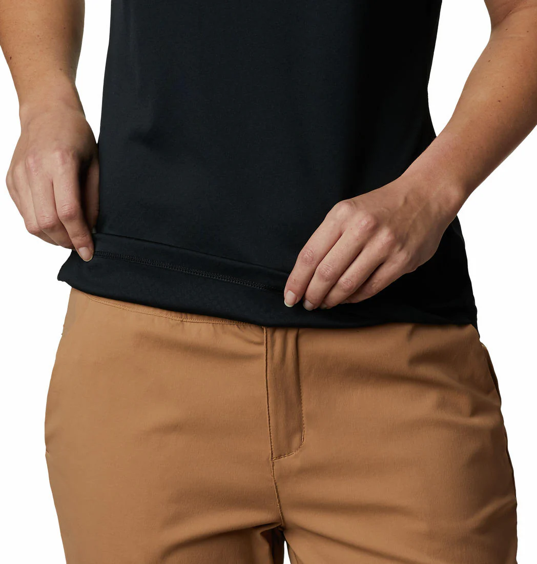 Columbia Women Black Zero Rules Short Sleeve Shirt (Sun Protection) - Image 6