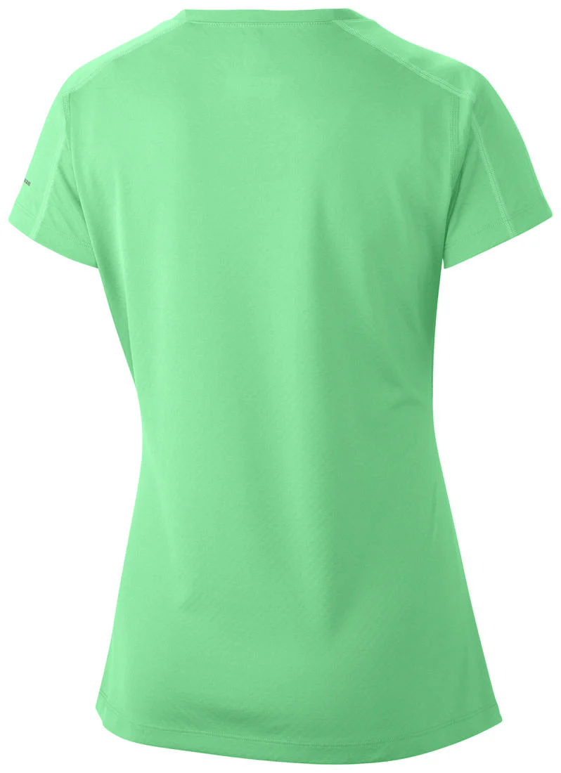 Columbia Women Green Zero Rules Short Sleeve Shirt (Sun Protection) - Image 2