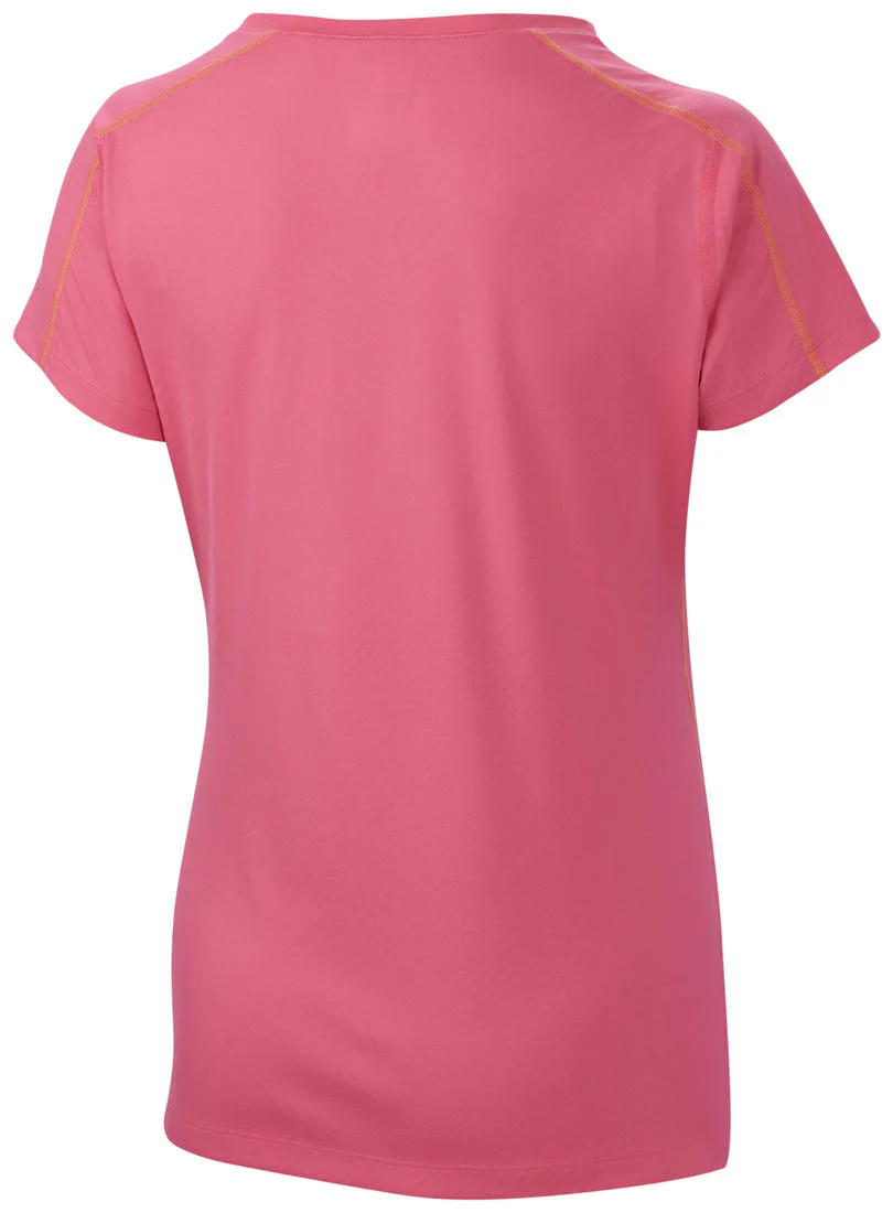 Columbia Women Red Zero Rules Short Sleeve Shirt (Sun Protection) - Image 2