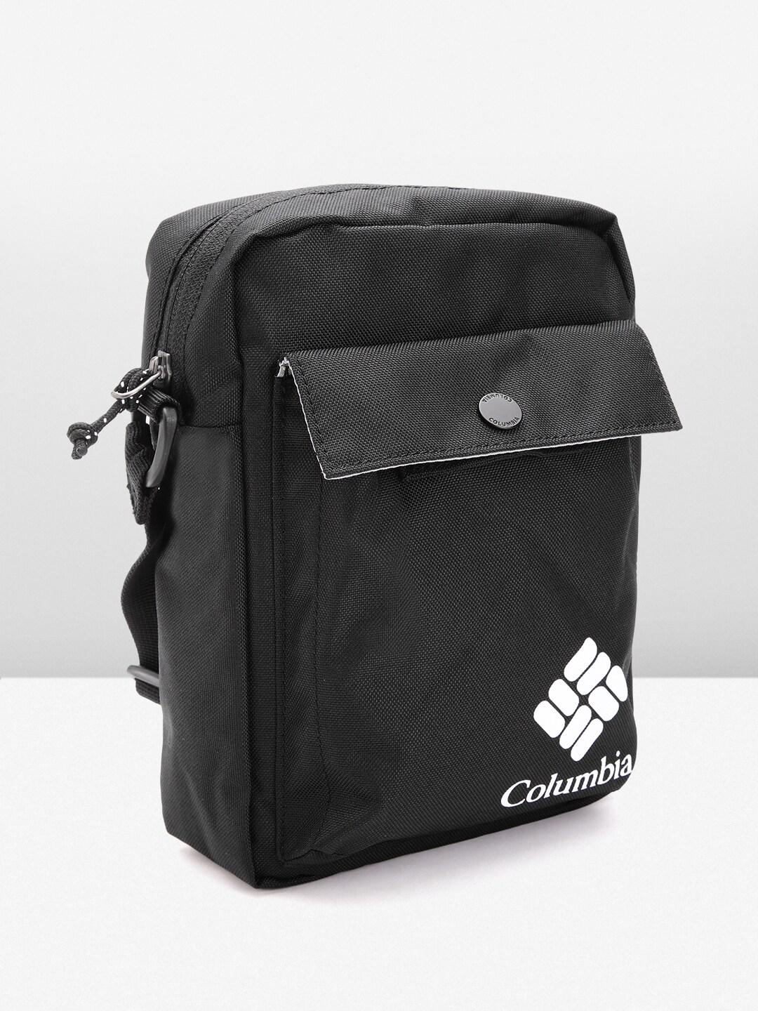 Columbia Unisex Black Zigzag Side Bag - Image 2