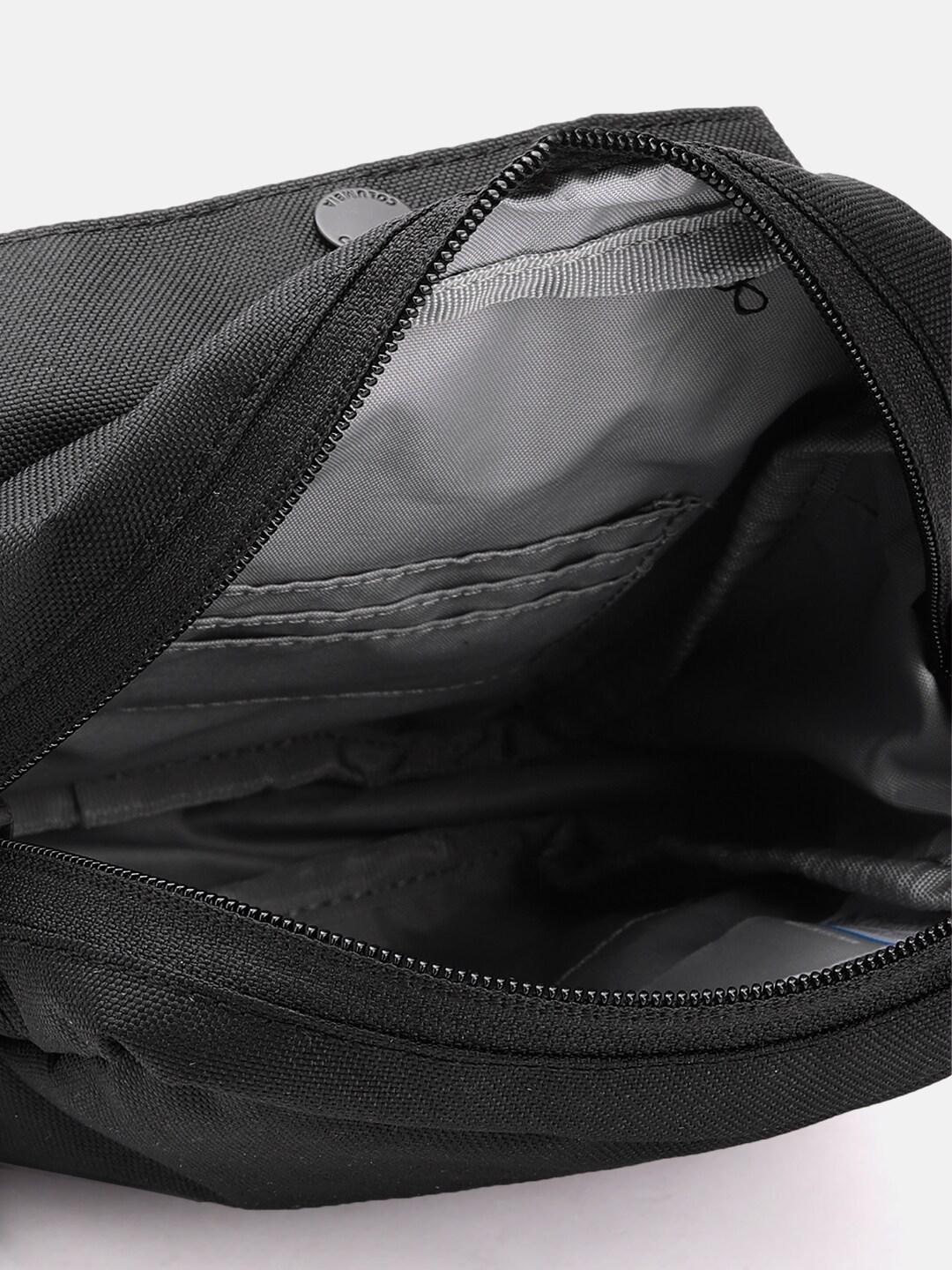Columbia Unisex Black Zigzag Side Bag - Image 4